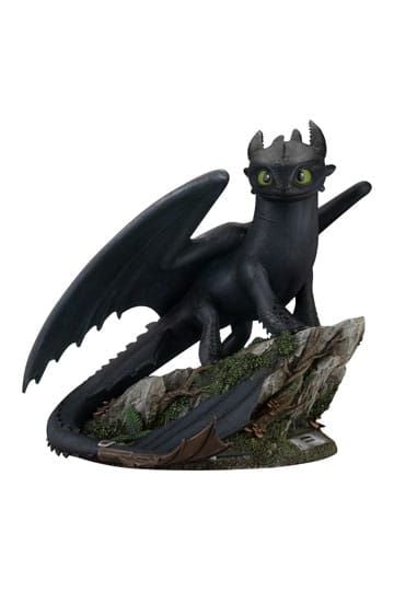 Dragons Master Craft Statue Standing Toothless 31 cm
