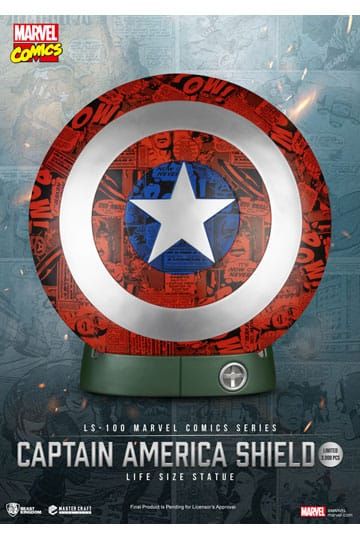 Marvel Comics PVC Captain America Shield Life Size Statue 64 cm