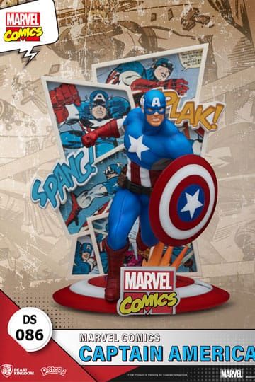 Marvel Comics D-Stage PVC Diorama Captain America 16 cm