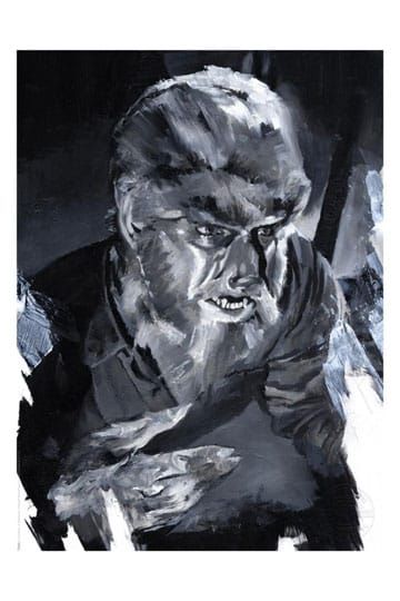 The Wolf Man Art Print The Wolf Man by Chris Valentine 41 x 31 cm - unframed