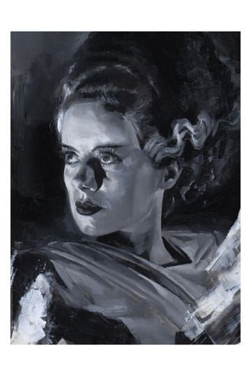 Bride of Frankenstein Art Print Bride of Frankenstein by Chris Valentine 41 x 31 cm - unframed