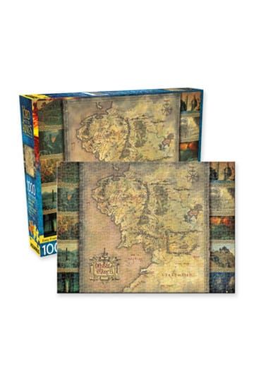Lord of the Rings Jigsaw Puzzle Map (1000 pieces)