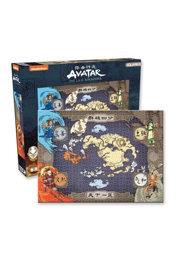 Avatar: The Last Airbender Jigsaw Puzzle Map (1000 pieces)