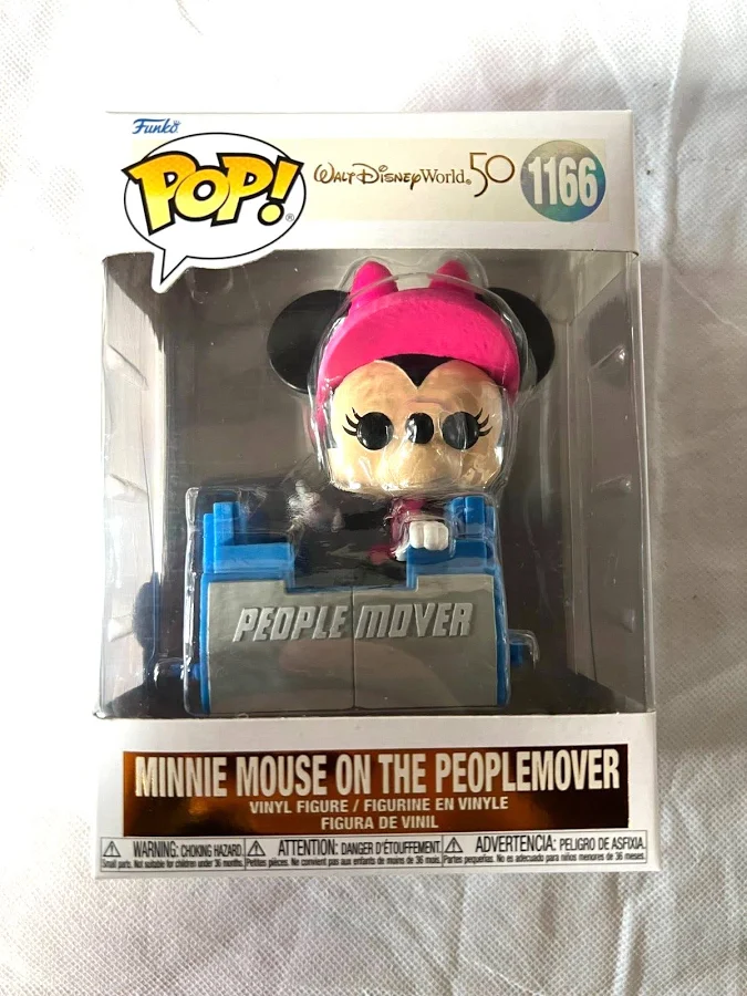 Funko Pop Minnie Mouse on the Peoplemover 1166 Disney 50 Edition
