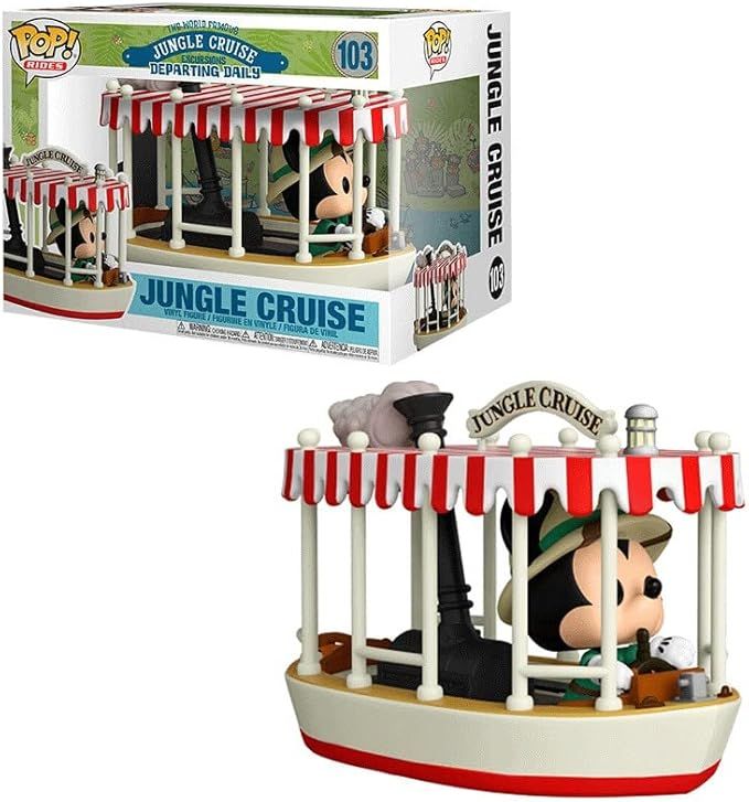 Funko POP! Rides: Jungle Cruise Boat Cruise - Skipper Mickey With Boat
