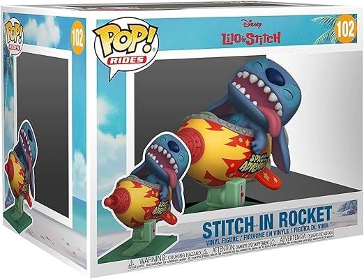 Funko Pop! Rides Super Deluxe: Disney Stitch Rocket