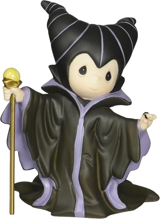 Precious Moments, Disney Maleficent Figurine, Porcelain Bisque Figurine, 153011
