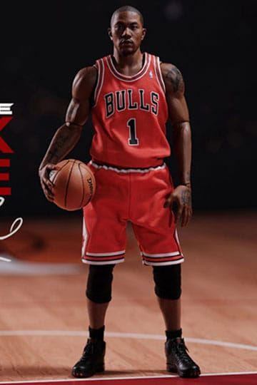 NBA Collection Real Masterpiece Action Figure 1/6 Derrick Rose Limited Retro Edition 30 cm