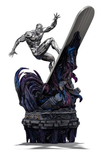Marvel Comics Infinity Gauntlet Diorama Art Scale Statue 1/10 Silver Surfer Deluxe 36 cm