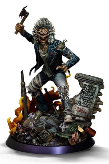 Iron Maiden Art Scale Statue 1/10 Eddie 50th Year Anniversary 22 cm