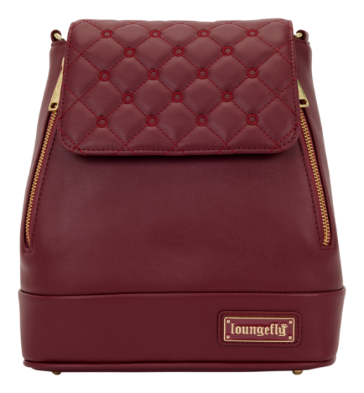 Loungefly - Red Pin Trader Convertible Backpack & Tote Bag