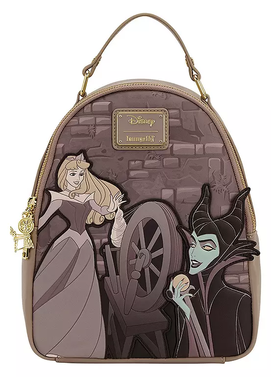 Loungefly - Sleeping Beauty Spinning Wheel Mini Backpack