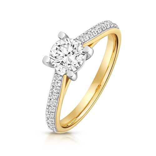 LAB GROWN DIAMOND SOLITAIRE IN 9CT GOLD 0.75CT