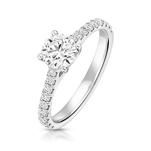 LAB GROWN DIAMOND SOLITAIRE IN 9CT WHITE GOLD 0.75ct