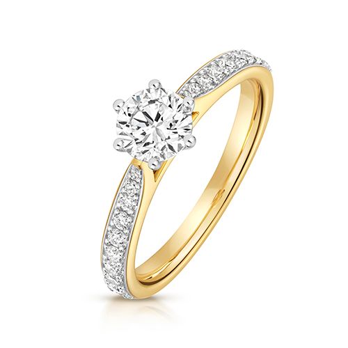 LAB GROWN DIAMOND SOLITAIRE IN 9CT GOLD 0.75CT
