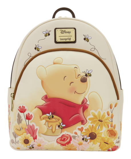 Loungefly - Winnie the Pooh Bees & Flowers Mid-Size Backpack