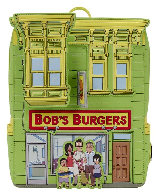 Bob&acute;s Burgers by Loungefly Crossbody Bag with Coin Purse Restaurant