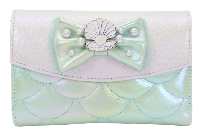 Loungefly - Disney The Little Mermaid Iridescent Pearl Flap Wallet