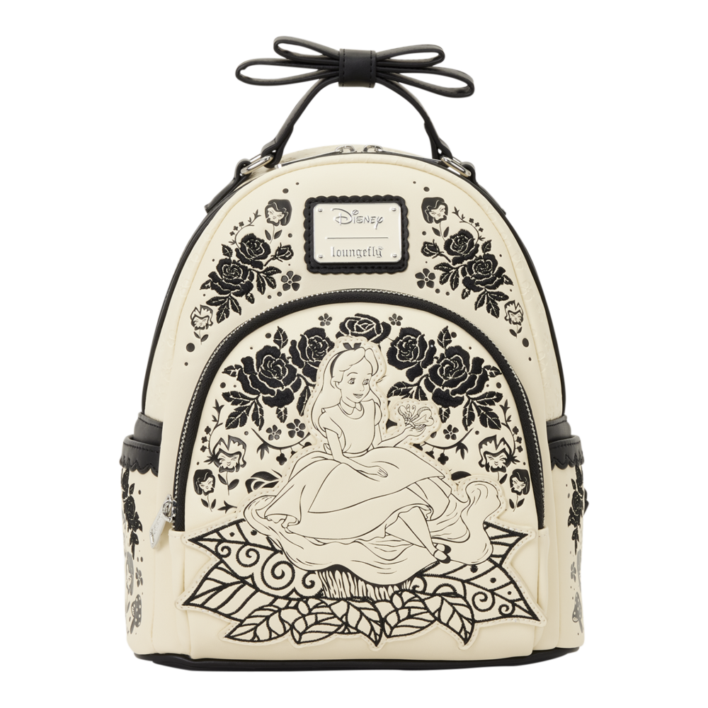 Alice in Wonderland Floral Mini Backpack