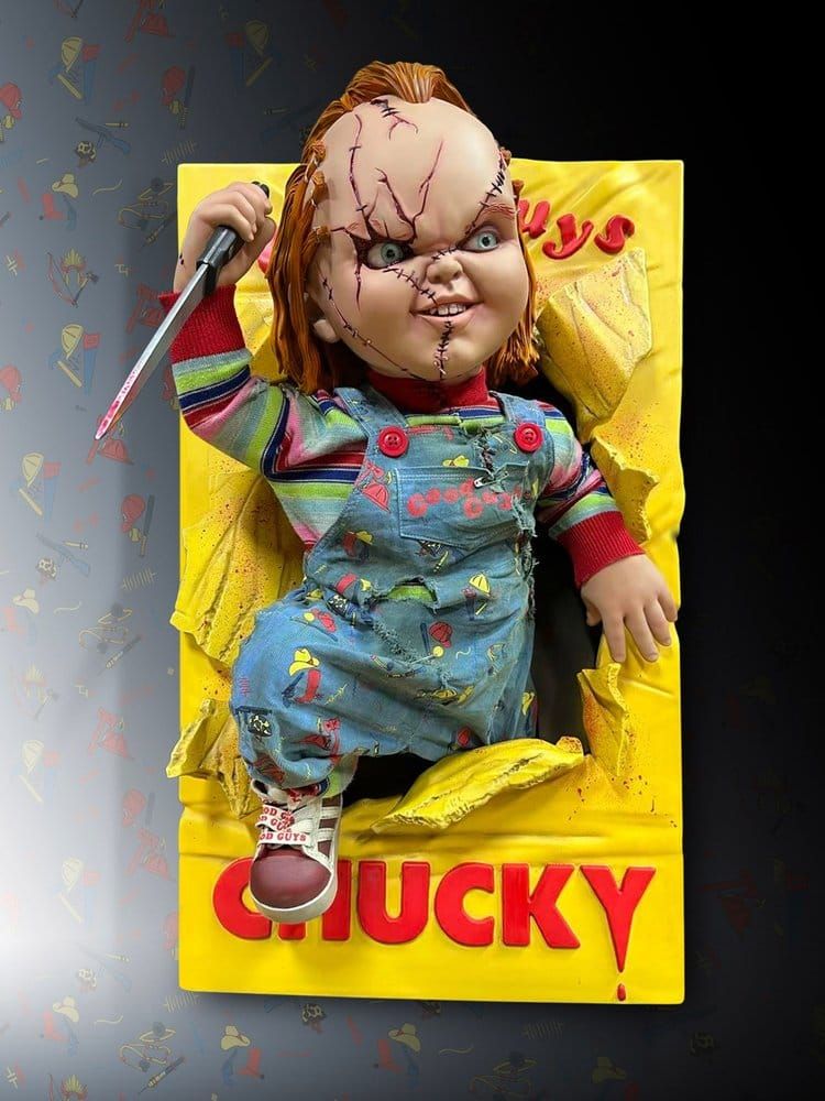 Chucky (Child&acute;s Play) Wall Sculpture 1/2 Bride of Chucky 22 x 23 x 38 cm