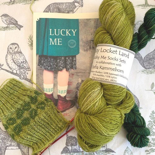                           Lucky Me Sock Kit in gorgeous Exmoor Sock Yarn
