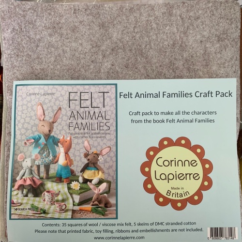 Brand New! Corinne Lapierre’s Animal Families Felt