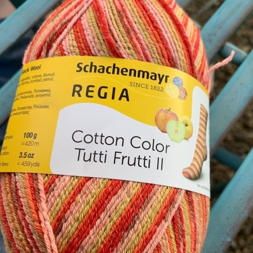   Regia 4ply - Cotton Color Tutti Frutti - Apple