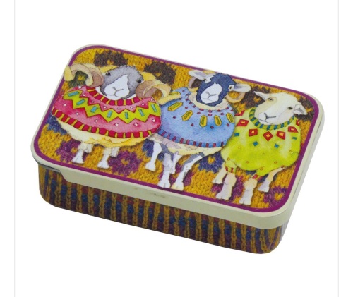   Woolly Sheep in Sweaters Pocket Tin 
