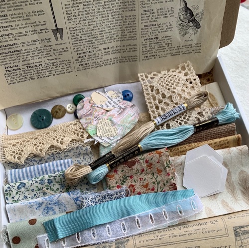 Pre-order Fabric & Ephemera Inspiration Pack 1 - Pale