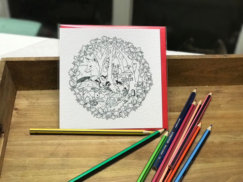                                           Colour-in Locket's Enchanted Wood