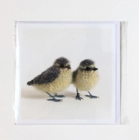                                        Baby Blue-tit greetings card by Jose Heroys 