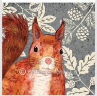 *new* Wild Wood Squirrel card