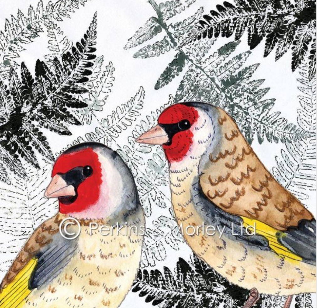 *new* Leaf it Out Goldfinch card