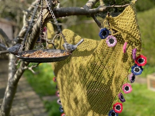 Locket's Easter Gift Box - Crochet  Windflower Shawl