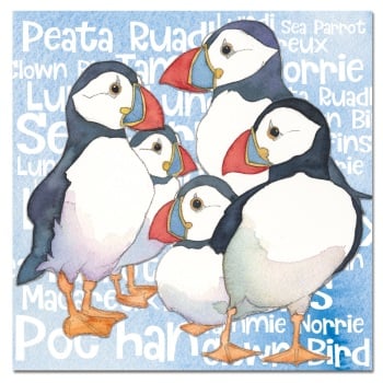 Puffins Names Card