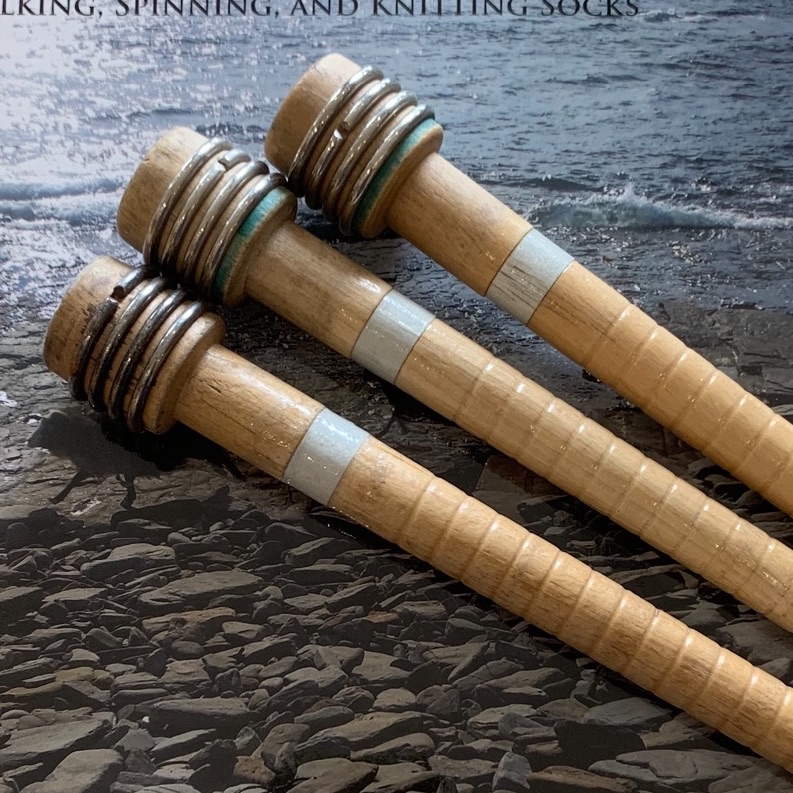An upcycled Spinning Stick as used by Debbie Zawinski
