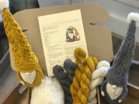 The Cable Guys  - Here we Gnome Again Kit - grey and mustard 