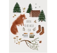 Born to be Wild-ish Postcard by Nettle & Twig 