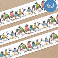 *New* Penguins in Pullovers 20mm washi tape
