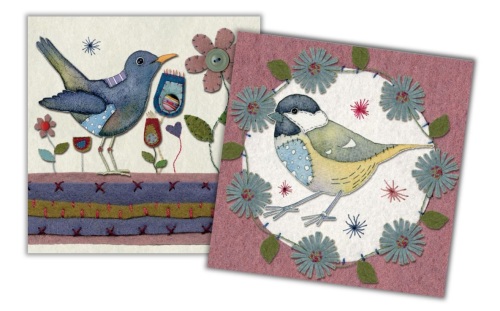                             Stitched Birdies Mini Card Pack