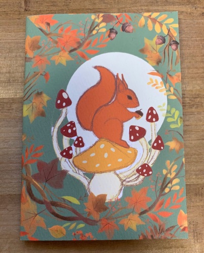 Corinne Lapierre Notebook - Squirrel & Toadstools