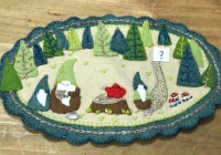 *PRE-ORDER* January's Gnomes - The Woodfolk Felt Stitched Picture