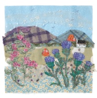 Thistle Butterflies Card