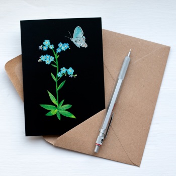 Language of Flowers - Forget me Not Card