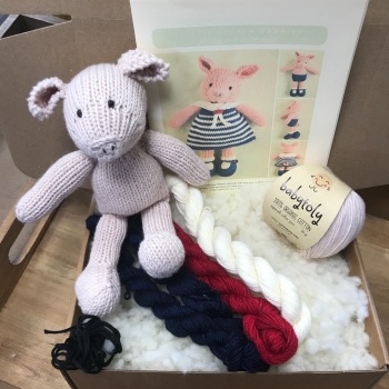 New Pig in a Sailor Dress with Babytoly organic cotton