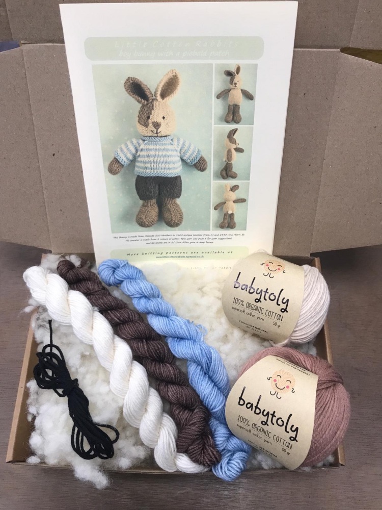 New Bunny in a Jumper with organic Babytoly cotton #2