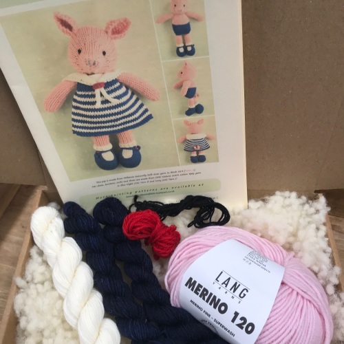 New Pig in a Sailor Dress with Merino DK