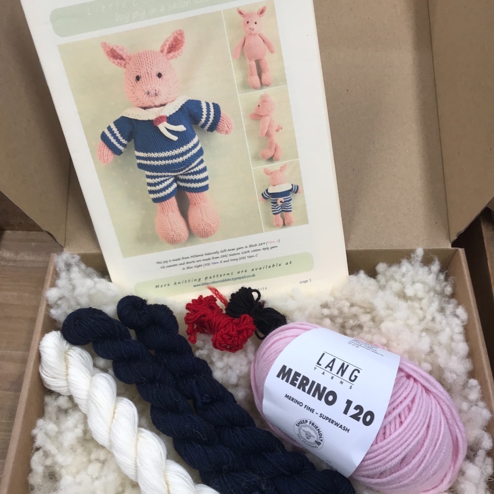 New Pig in a Sailor Suit with Merino DK