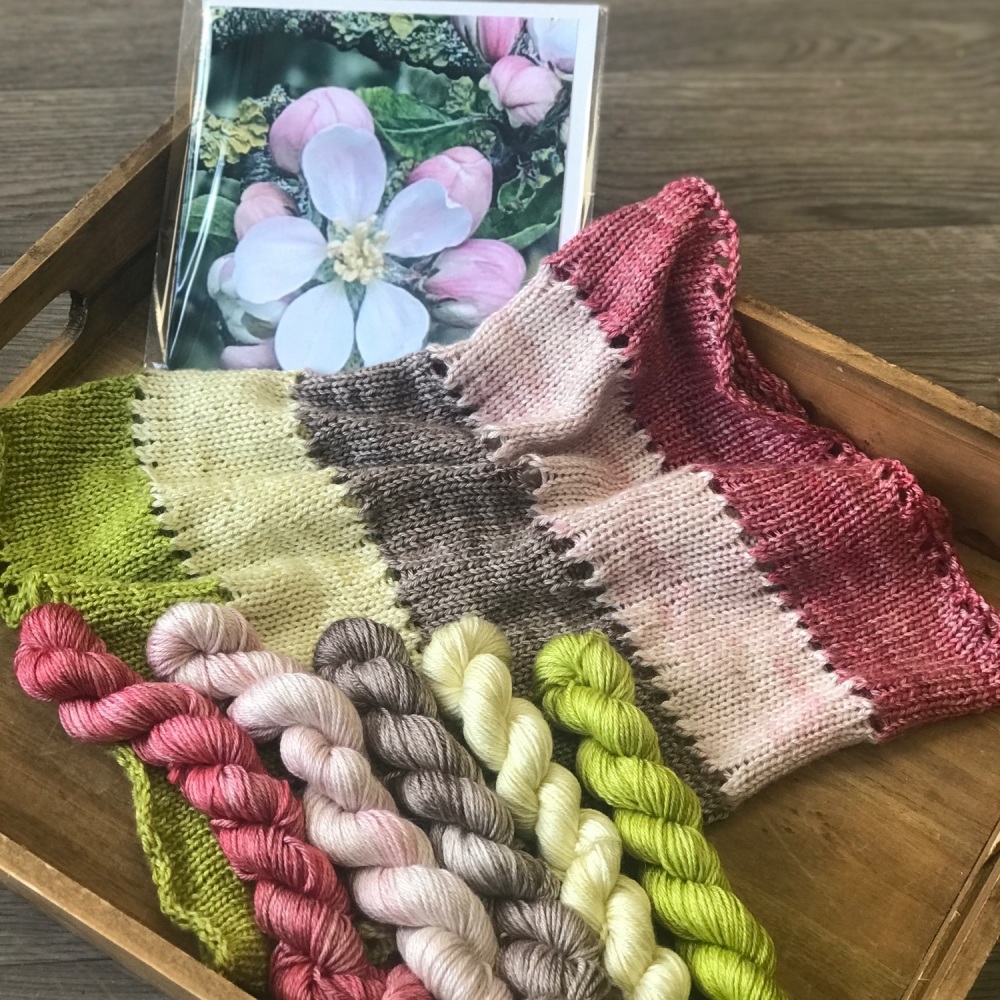 Apple Blossom Merino/Silk Mini Skein Set