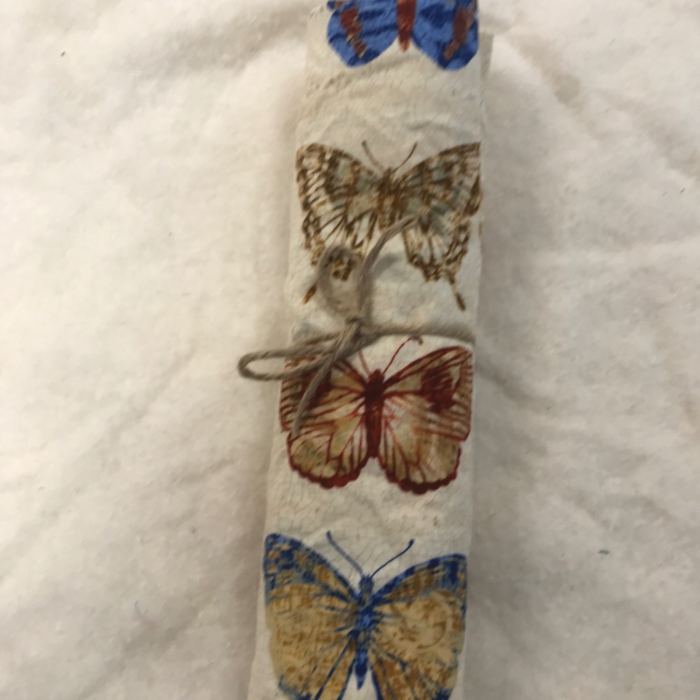 Patchwork Fabric De-Stash roll - Butterflies